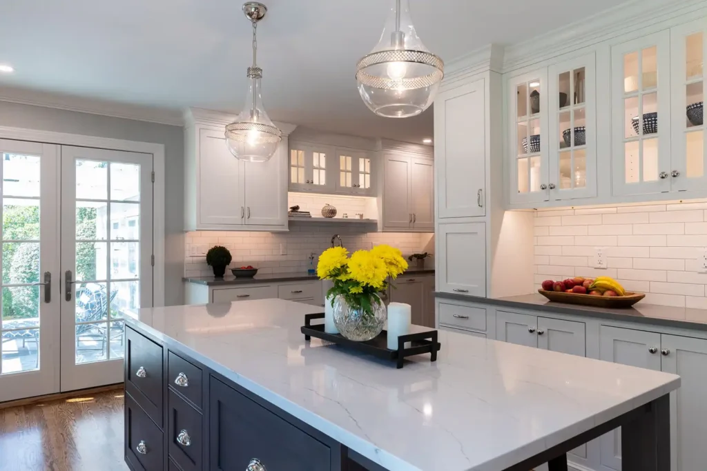 Bright modern kitchen after remodel