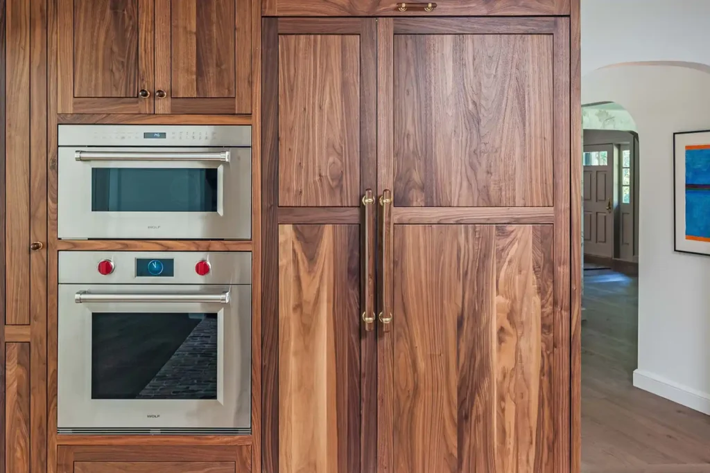 Custom cabinets in modern kitchen