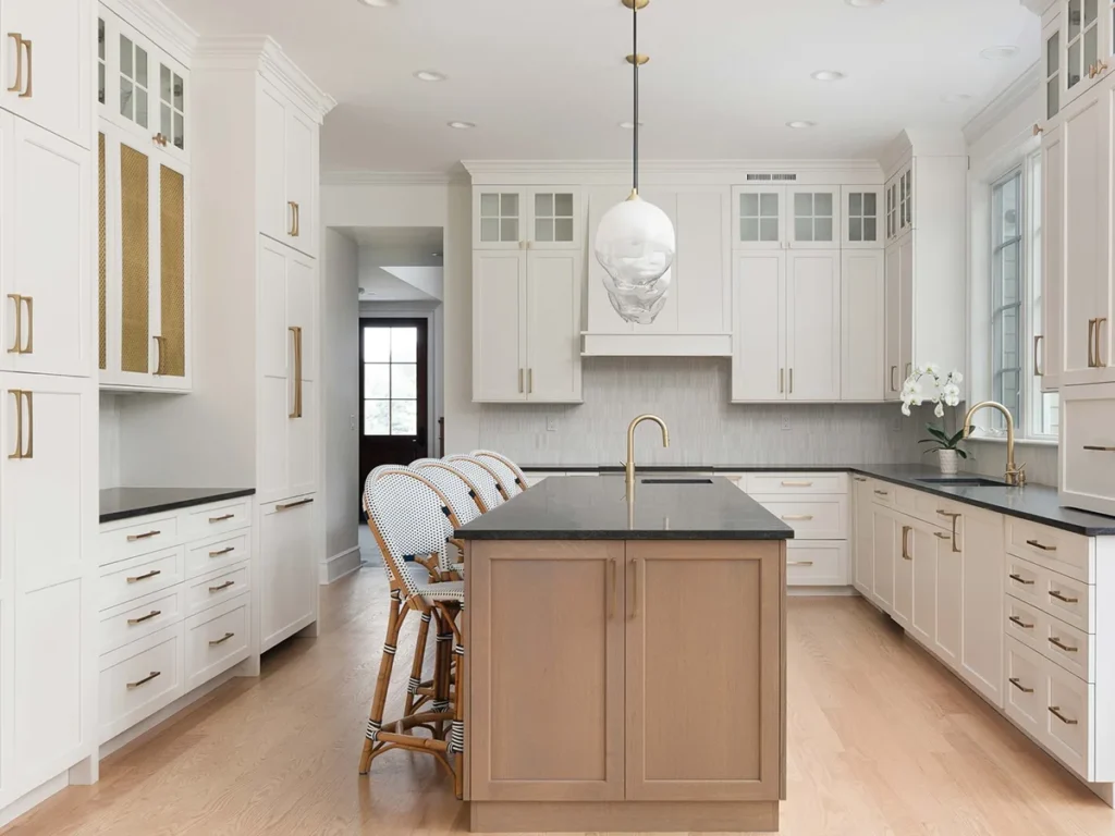 Bright modern kitchen after remodel